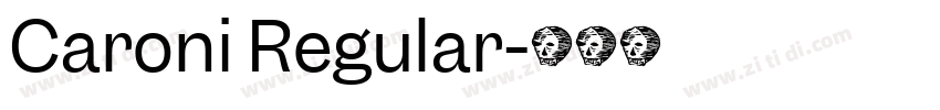 Caroni Regular字体转换